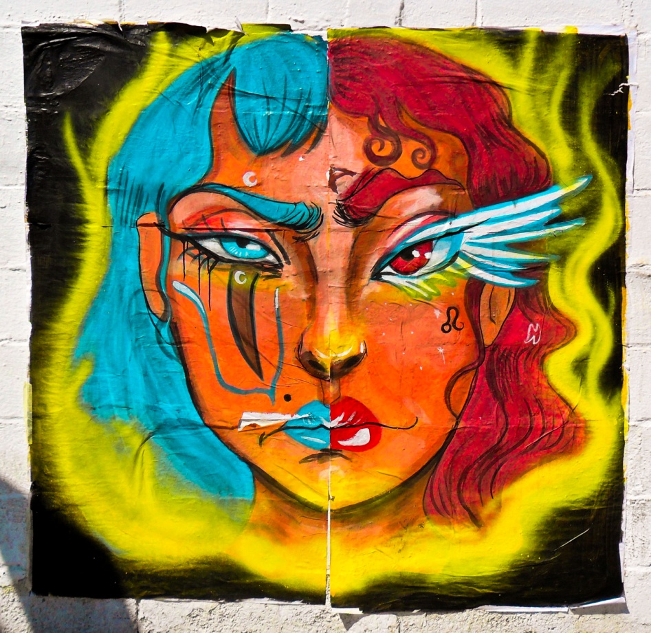 Fig. 2. Pieza de paste up que hace alusi&oacute;n
a la desaparici&oacute;n de Dana. Av. Del Charro. Lovely.
A&ntilde;o 2019