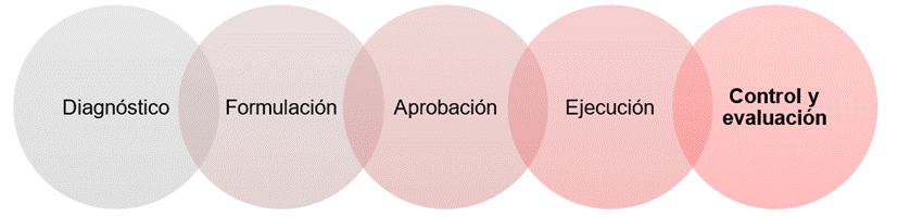 Gr&aacute;fico 1. Etapas o fases del proceso de planeaci&oacute;n para el desarrollo